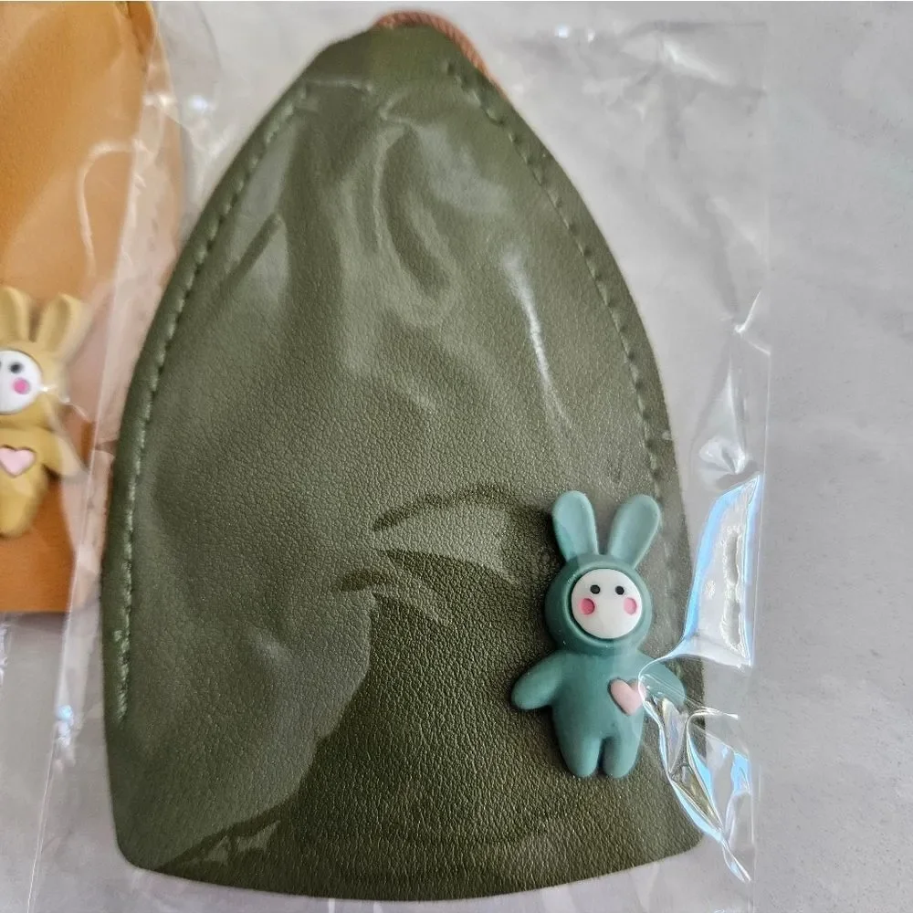 Colorful Bunny Key Wallet Set Of 4